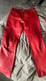 Rood leren broek. Skin Valley. Maat 42., Kleding | Dames, Maat 42/44 (L), Lang, Gedragen, Rood