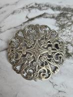 Zilveren broche, 4 tot 7 cm, Ophalen of Verzenden, Zo goed als nieuw, Zilver