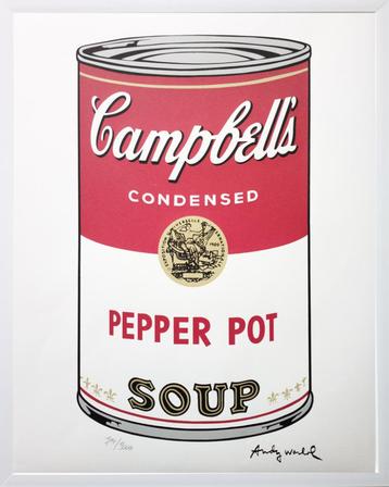 Andy Warhol - Campbell's Pepper Pot Soup (Carnegie Museum) beschikbaar voor biedingen
