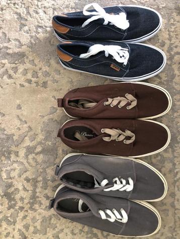 3x Paar Heren Sneakers beschikbaar voor biedingen