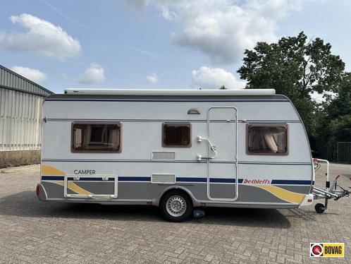 Dethleffs Camper 470 V ENKELE BEDDEN, Caravans en Kamperen, Caravans, Bedrijf, 1000 - 1250 kg, Rondzit, Dethleffs, 2 aparte bedden