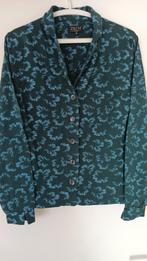 Zilch blouse groen blauw maat xl (valt klein), Blauw, Maat 42/44 (L), Ophalen of Verzenden, Zo goed als nieuw