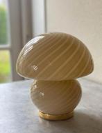 Design vintage Murano swirl mushroom lamp, Huis en Inrichting, Ophalen, Gebruikt, Glas, Minder dan 50 cm