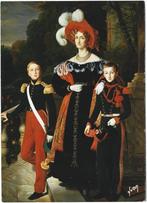 Bourbon-Orleans (3) Marie Amelie en haar zonen, Verzamelen, Koninklijk Huis en Royalty, Verzenden, Nieuw, Buitenland, Kaart, Foto of Prent