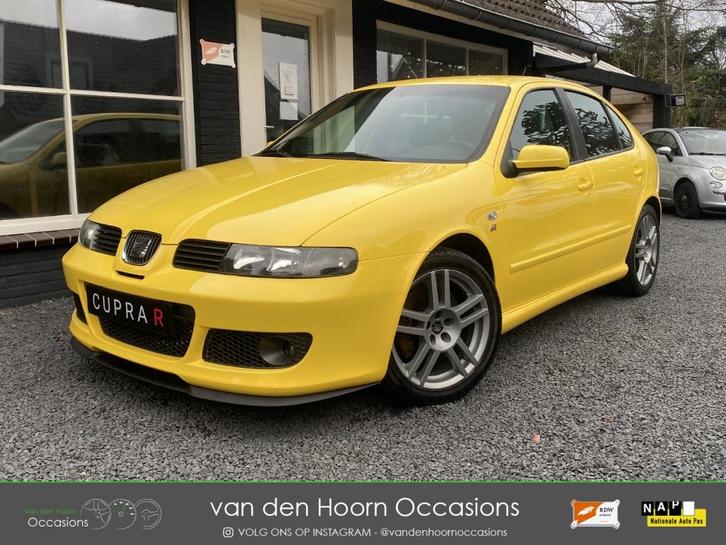 SEAT Leon 1.8-20V Cupra R UNIEK | 72000KM | OND.H.HISTORIE, Auto's, Seat, Bedrijf, Leon, ABS, Airbags, Airconditioning, Boordcomputer