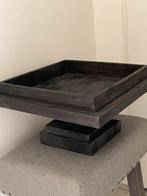Mooie oude houten etagere op blokvoet, Huis en Inrichting, Ophalen of Verzenden, Zo goed als nieuw, Hout