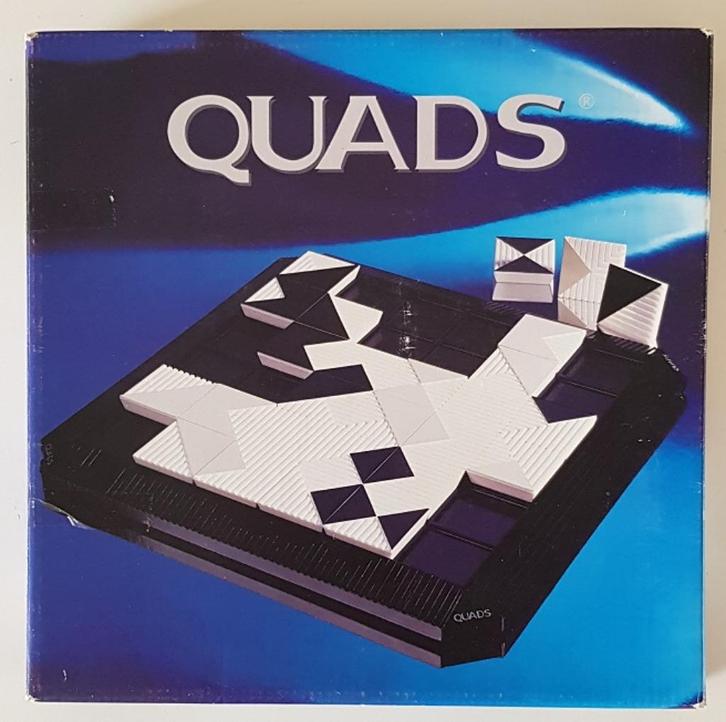 quads, Hobby en Vrije tijd, Gezelschapsspellen | Bordspellen, Zo goed als nieuw, Een of twee spelers, Ophalen of Verzenden