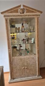 Vitrine met verlichting, Huis en Inrichting, Kasten | Vitrinekasten, Ophalen, Overige materialen, 100 tot 150 cm, 200 cm of meer