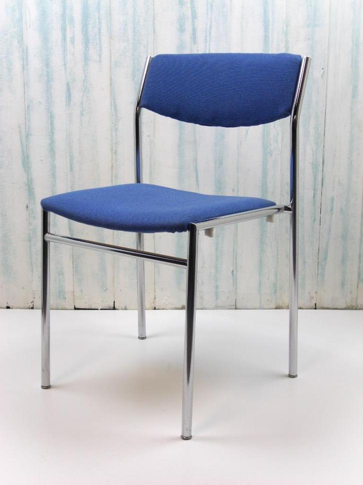 vintage stoel a la Martin Visser Stoel, Huis en Inrichting, Stoelen, Gebruikt, Vijf, Zes of meer stoelen, Metaal, Stof, Overige materialen