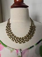 Vintage goudkleurige schakel ketting, Sieraden, Tassen en Uiterlijk, Ophalen of Verzenden, Gebruikt, Goud, Overige materialen