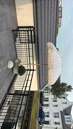 Parasol wit gestreept ibiza outdoor, Ophalen, 1 tot 2 meter, Stokparasol
