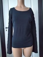Marc Cain tricot top met gebreide mouwen - Nieuwstaat, Kleding | Dames, T-shirts, Maat 38/40 (M), Marc Cain, Zwart, Nieuw