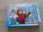 Frozen Disney puzzel - 50 stukjes - in nette staat, Kinderen en Baby's, Speelgoed | Kinderpuzzels, 10 tot 50 stukjes, 4 tot 6 jaar