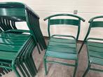 Groene Aluminium Stoelen - Set, Huis en Inrichting, Stoelen, Ophalen, Gebruikt, Overige kleuren, Metaal