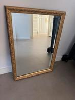 Gouden Brocante Spiegel, Ophalen, Gebruikt, 100 tot 150 cm, Rechthoekig