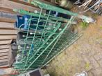 Oud stalen hekwerk,inc poort, Tuin en Terras, Ophalen, Gebruikt, IJzer