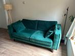 2,5 zits Suite bank goossens donkergroen velours, Huis en Inrichting, Banken | Bankstellen, Ophalen, Tweepersoons, 75 tot 100 cm
