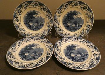 SC - Landschap - delfts -(wand) borden [1610] beschikbaar voor biedingen