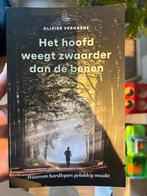 Olivier Verhaege - Het hoofd weegt zwaarder dan de benen, Ophalen of Verzenden, Gelezen, Lopen en Fietsen