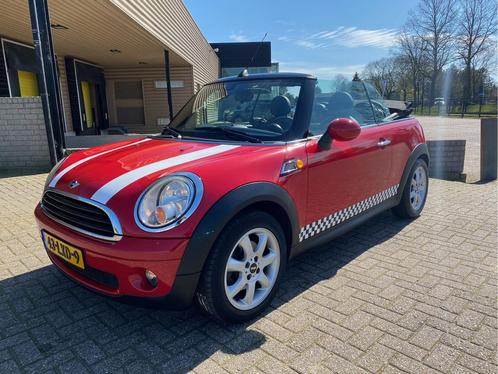 MINI Cabrio 1.6 One 50th Anniversary [ leer,16``lmv,pdc ], Auto's, Mini, Bedrijf, Te koop, Cabrio, ABS, Airbags, Airconditioning