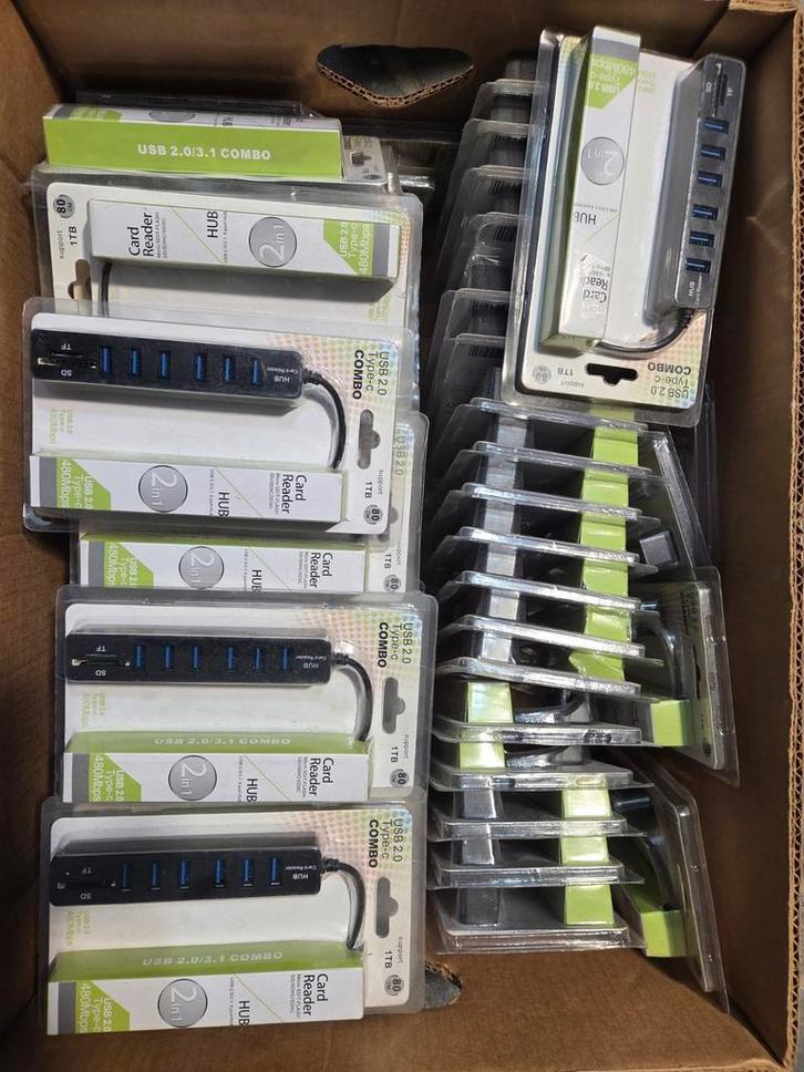 64x Kaartlezers USB 3.0 - Nieuw in Verpakking, Computers en Software, Geheugenkaartlezers, Nieuw, Ophalen of Verzenden