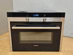 Luxe RVS (SIEMENS) Inbouw combi magnetron / inbouw oven !!!, Witgoed en Apparatuur, Ophalen, Zo goed als nieuw, 45 tot 60 cm