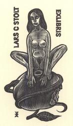 0098 Ex Libris België : Antoon Vermeylen, 1974, Antiek en Kunst, Kunst | Etsen en Gravures, Verzenden