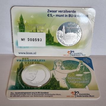 5 Euro coincard 2013 - Vredespaleis BU beschikbaar voor biedingen