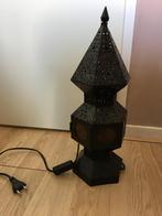 marokkaanse lamp zwart bohemian, Huis en Inrichting, Lampen | Tafellampen, Verzenden