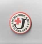 grote button van Jeugd Rode Kruis Nederland, Verzamelen, Speldjes, Pins en Buttons, Gebruikt, Ophalen of Verzenden, Button