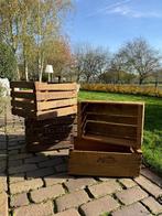 4 houten fruitkisten, Huis en Inrichting, Woonaccessoires | Kisten, Minder dan 50 cm, Gebruikt, Minder dan 50 cm, Ophalen of Verzenden