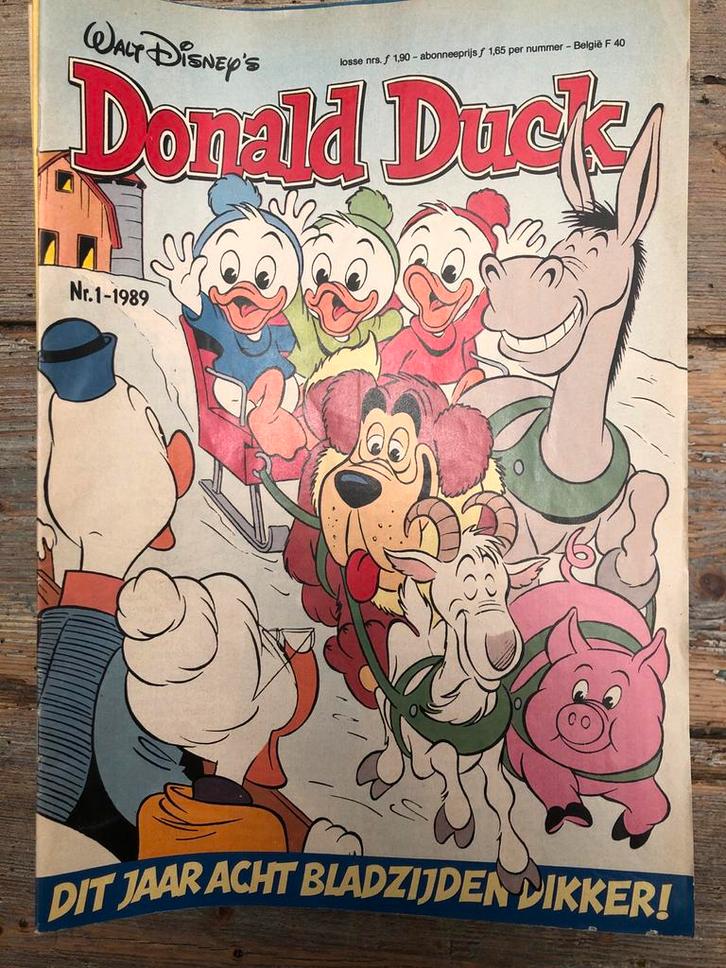 Donald Duck 1989 - Bijna Complete Jaargang, Boeken, Stripboeken, Gelezen, Meerdere stripboeken, Ophalen of Verzenden