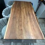 Houten eettafel. 3 stoelen. Zitbankje., Huis en Inrichting, Tafels | Eettafels, Ophalen, Zo goed als nieuw