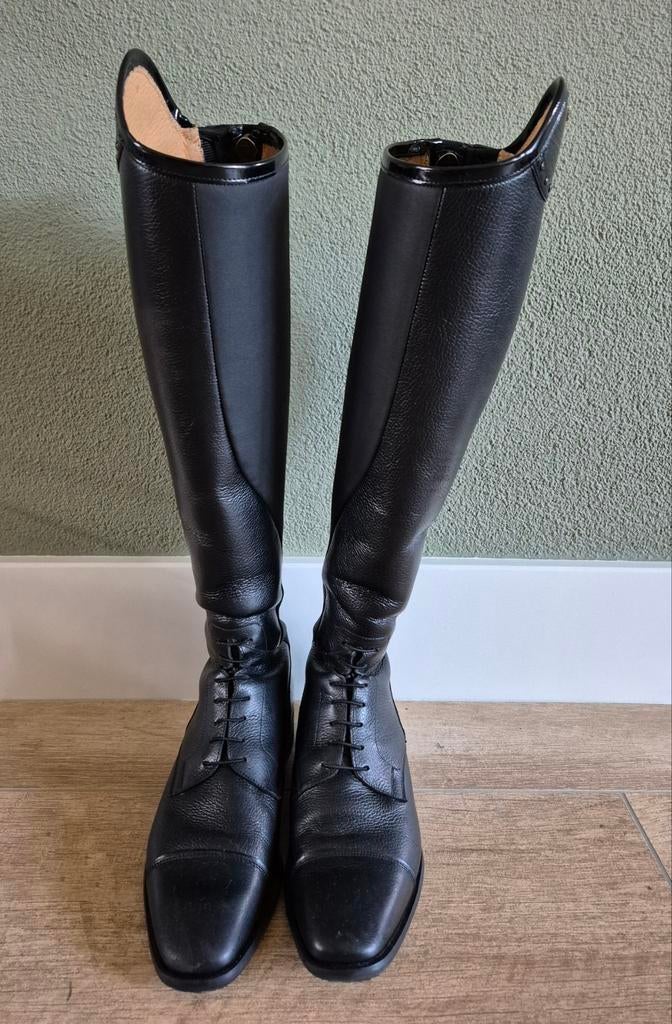 Rijlaarzen Petrie, model Luca, zwart, maat 41, Dressuur, Ophalen of Verzenden, Zo goed als nieuw, Dames