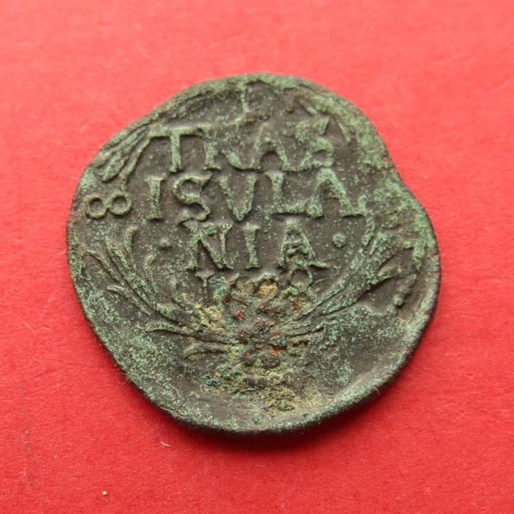 Duit Overijssel - 1628 - TRANS ISVLA NIA Bodemvondst.., Postzegels en Munten, Munten | Nederland, Losse munt, Overige waardes