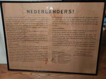 Vrijwilligers legioen Nederland poster beschikbaar voor biedingen