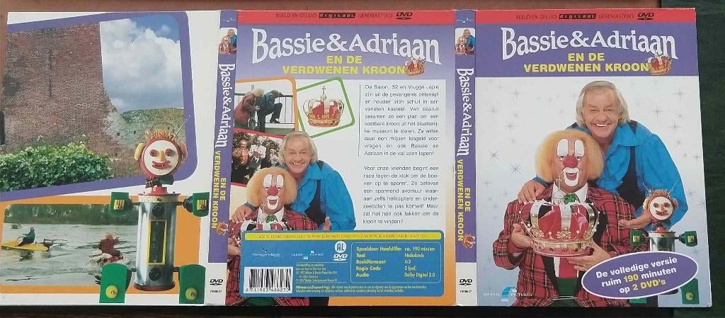 Bassie en Adriaan VHS + DVD 's - hoeft niet in 1 koop, Cd's en Dvd's, Dvd's | Kinderen en Jeugd, Alle leeftijden, Ophalen of Verzenden