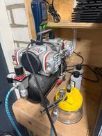 Airbrush set met veel verf, Ophalen, Zo goed als nieuw