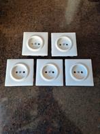 Gira stopcontact oude generatie 5 stuks, Ophalen of Verzenden, Zo goed als nieuw, Stopcontact