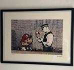 BANKSY : lithografie met certificaat, Ophalen of Verzenden
