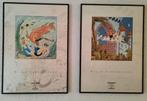 4 Prachtig ingelijste Suske en Wiske posters (klassiek), Verzamelen, Ophalen, Rechthoekig Staand, Met lijst, Zo goed als nieuw