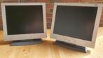 2x Medion TFT 17 inch Monitor – 1 set kabels, Computers en Software, Monitoren, Ophalen, Gebruikt, Ingebouwde speakers, Medion