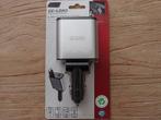 4 in 1 car charger / autolader - fast charging uittrekkabels, Ophalen of Verzenden, Nieuw