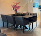 6 stoelen + eettafel hotel chique / Eric kuster, Huis en Inrichting, Ophalen, Zo goed als nieuw