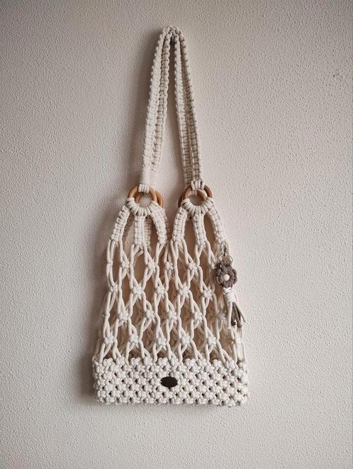 Macramé tas met of zonder binnenzak. Sisters Forever., Sieraden, Tassen en Uiterlijk, Tassen | Damestassen, Nieuw, Shopper, Ophalen of Verzenden
