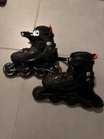 Skeelers mt 32-35 met helm en bescherming, Sport en Fitness, Skeelers, Ophalen, Verstelbaar, Zo goed als nieuw, Bescherming