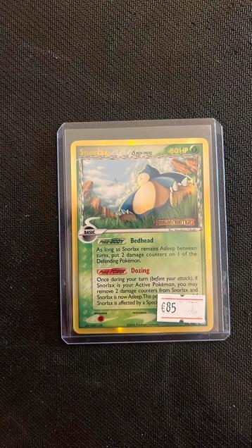 Snorlax ( Stamped ) - Pokemon beschikbaar voor biedingen