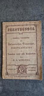 Feest Cantates heilwenschen en toespraken H.A Woelders, Antiek en Kunst, Ophalen of Verzenden