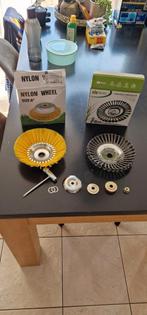 Nylon en stalen ontkruidborstel voor bosmaaier, Tuin en Terras, Ophalen of Verzenden, Zo goed als nieuw, 10 tot 30 cm, Benzine