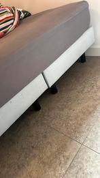 Boxspring 140x200, Huis en Inrichting, Slaapkamer | Boxsprings, Gebruikt, Tweepersoons, 200 cm, Grijs